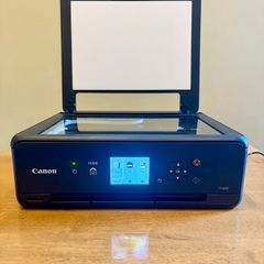 Canon PIXMA TS5050 Wireless 3-in-1 Printer (As New, Tested & Working) + Refillable Cartridges Scan Copy Ink