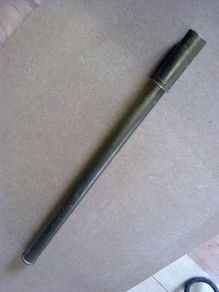 Old brass bicycle pump Thapex made by the Apex Inflator Co. Ltd.