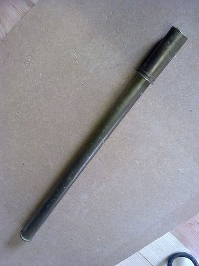 Old brass bicycle pump Thapex made by the Apex Inflator Co. Ltd.