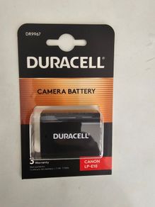 Duracell LP-E10 battery,Replacement Battery,Compatible with Canon EOS Rebel T3, T5, T6, T7, T100, 1100D, 1200D, 1300D, 1500D, 2000D, 3000D, 4000D