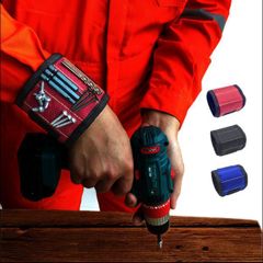 Polyester Magnetic Wristband Strong Magnets Portable Bag Electrician Tool Bag Screws Drill Holder Repair Tool Belt