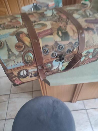 Paris/Travel themed storage box