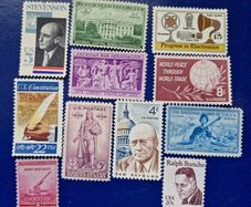 USA Lot of 11 Mint unhinged  stamps
