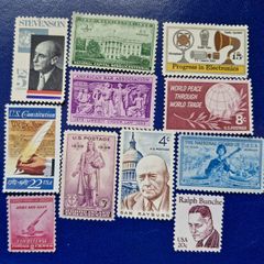 USA Lot of 11 Mint unhinged  stamps