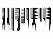 10pcs Professional Salon Plastic Hair Styling Comb Set Hairdressing Barber Brush