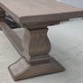 200cm Vintage Ash Dining Bench Rustic Image 3