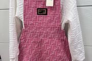 Fendi 2 pieces girls set 6/7yes