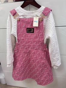 Fendi 2 pieces girls set 6/7yes