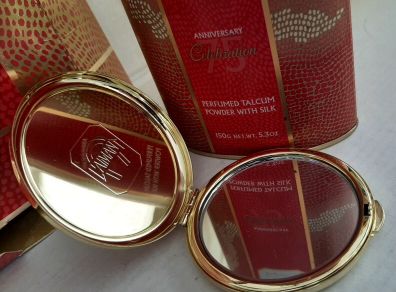 Vintage new rare compact Coty gift set and  new perfume and talc