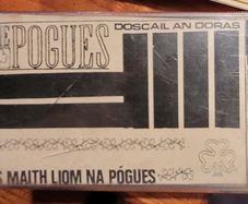 Pogues live recording cassette