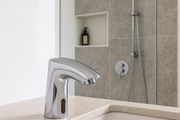 Chrome Infrared Sensor Mono Basin Tap | Automatic Bathroom Sink Mixer