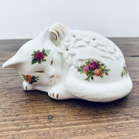 Rare Royal Albert "Old Country Roses" Pomander Potpourri  Cat
