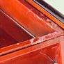 Asian Red Lacquer Wooden Jewellery Box with Mother of Pearl Inlay Image 7