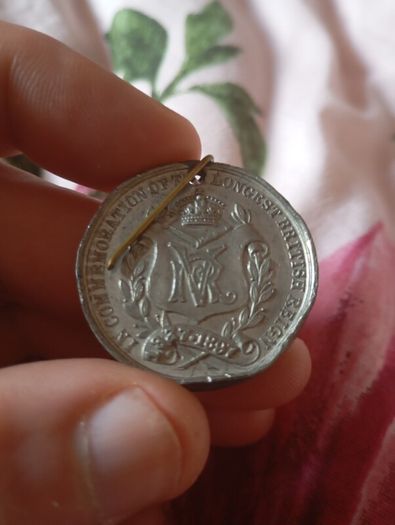 Queen Victoria Diamond Jubilee Royalty Commemorative Medallion, 1897