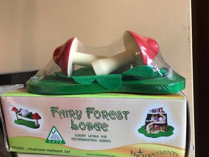 Enchantmints Fairy Forest Lodge Mushroom hammock set