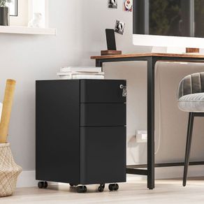 Office Cabinet with Wheels and Lock