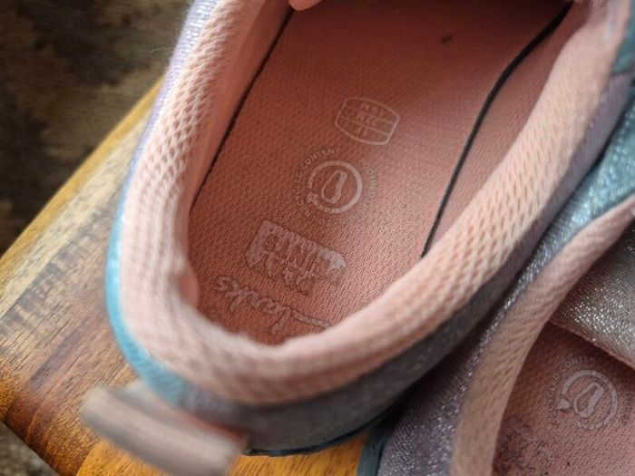 girls shoes Clarks size UK 1