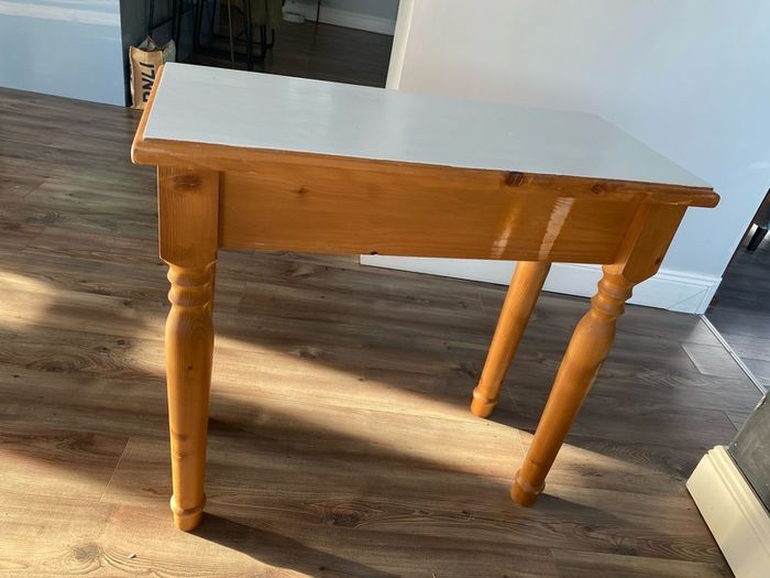small pine table