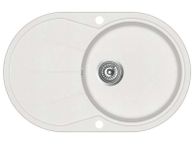 main image for ad Granite Kitchen Sink Single Basin Oval White