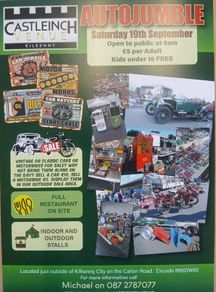 Autojumble Saturday 19th September