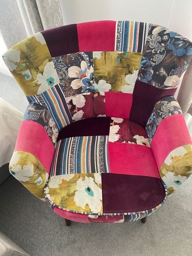Signature patchwork armchair Price Drop