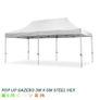 Gazebo Marquee Steel Hexagonal Frame 40mm 3m x 6m Image 2