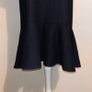 Zara textured oversized mini black dress with frill hem Image 3