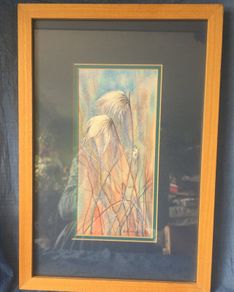Original watercolour painting by Jess Walsh - Bog Cotton