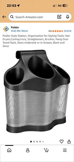 Polder Hair styler storage station -Heat resistant