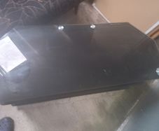 Glass TV/entertainment stand