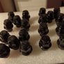 19 Bolt/Nut Version Cap Nut, with lockwasher M12 x 1,5 Internal Thread Size they are fresh  paited fits Toyota and many others  alloys Image 2