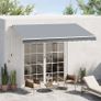 3 x 2.5m Manual Retractable Sun Shade Patio Awning Image 2