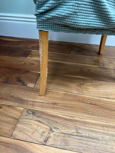 IKEA Docksta Round Table & 4 Chairs with Covers