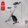 F-Bike, bicycle trainer, home trainer, foldable fitness bike, integrated training computer, hand pulse sensors, foldable, 8 resistance levels (FREE POSTAGE) Image 5