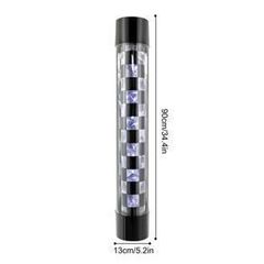 34.4" Barber Shop Led Checked Style Pole Light - Free Delivery Or Pick Up In Store