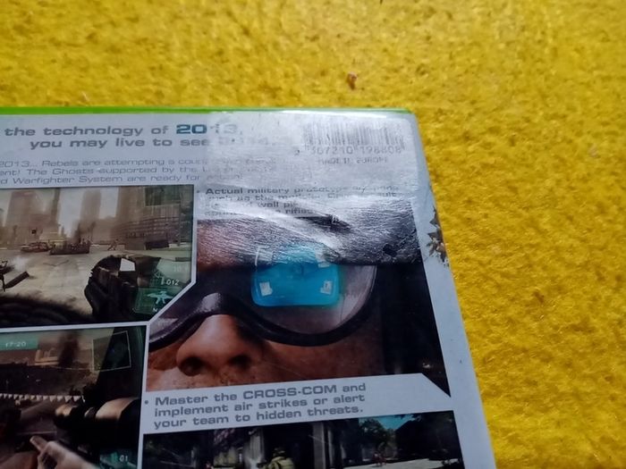 Ghost recon advanced Warfighter Xbox Original Pal version games Original
