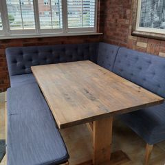 Dining Corner Booth, table and bench