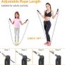 Rope with Counter, Gritin Digital Speed Jump Rope for Kids Adults Fitness, Tangle-free Adjustable Rope, Weighted & Non-slip Handle for Exercise, Fat Burning, Workout Home Jumping,Boxing (FREE POSTAGE) Image 4