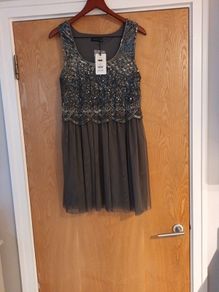 Savida Fine Sequins Vintage Style Dress.  S.14.  B.N.W.T.