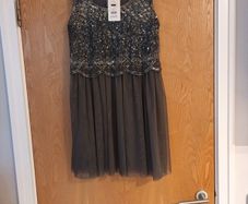 Savida Fine Sequins Vintage Style Dress.  S.14.  B.N.W.T.