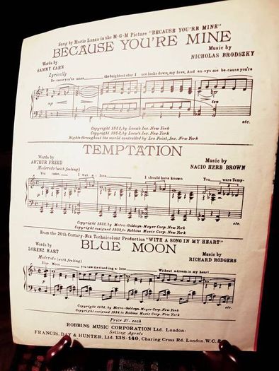 1955 .Seven Brides For Seven Brothers Sheet Music Book