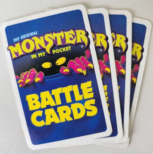 Monster in my Pocket battle cards