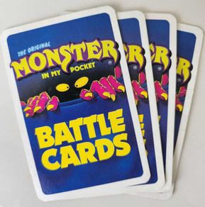 Monster in my Pocket battle cards
