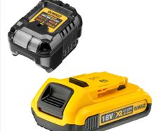 Dewalt DCB184 18V XR 5.0Ah Li-Ion Battery + DCB1102 Charger Set