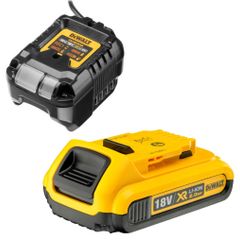 Dewalt DCB184 18V XR 5.0Ah Li-Ion Battery + DCB1102 Charger Set