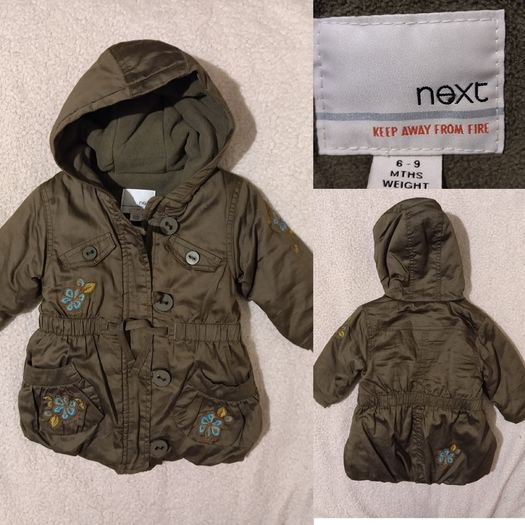 Next Fleece Lined Hooded Jacket