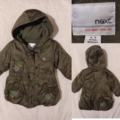 Next Fleece Lined Hooded Jacket