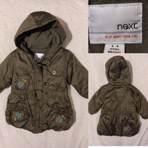 Next Fleece Lined Hooded Jacket