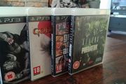 ps3 games god of war 3 and others