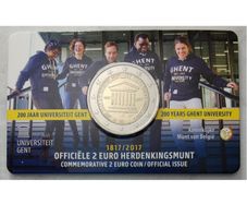 Belgium 2 Euro Base Metals Brilliant Uncirculated Coin 2017 - Gent University